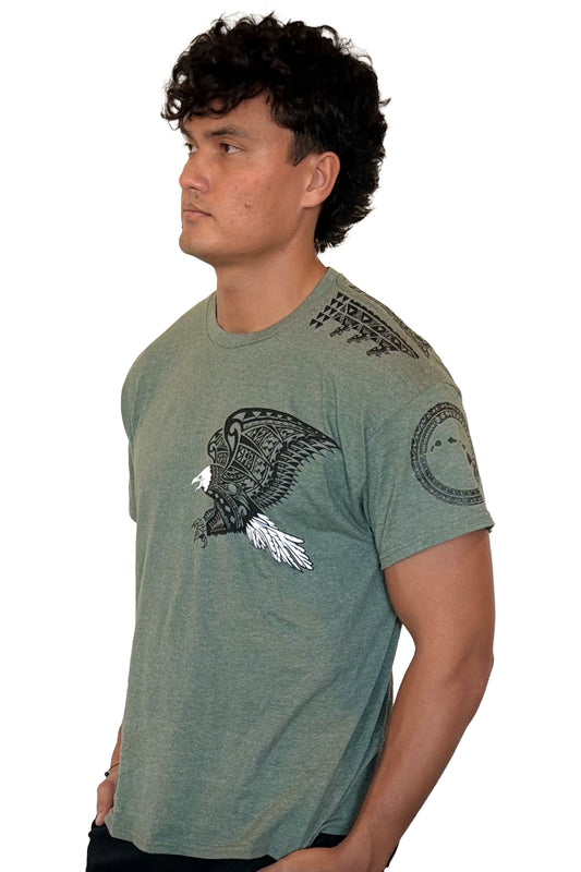 Scars of War Military Green Heather T-Shirt - Tribal Edge Clothing Company