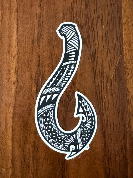 Fishhook Sticker