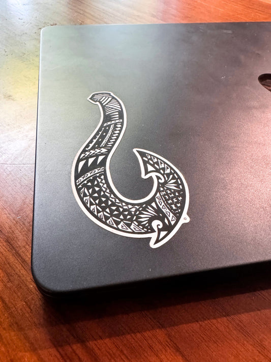 Fishhook Sticker