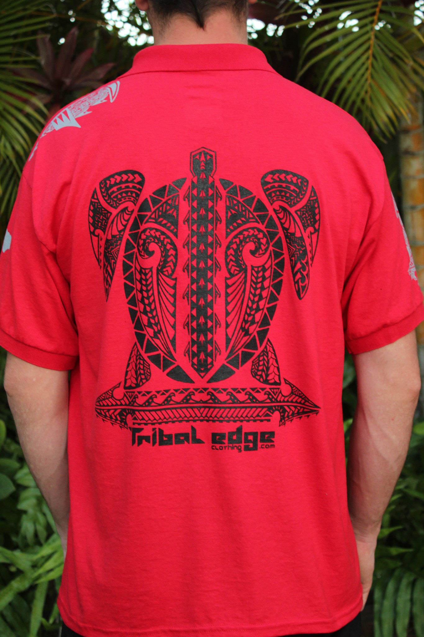 Men's Polo Shirt - Red - Tribal Edge Clothing