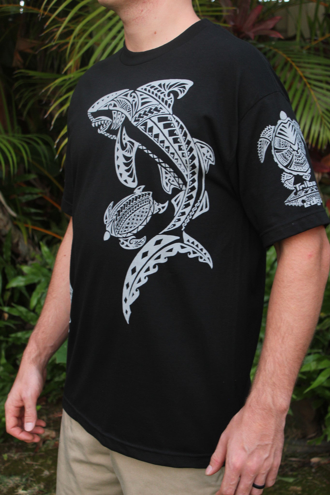 Men's T-Shirt - Shark - Tribal Edge Clothing