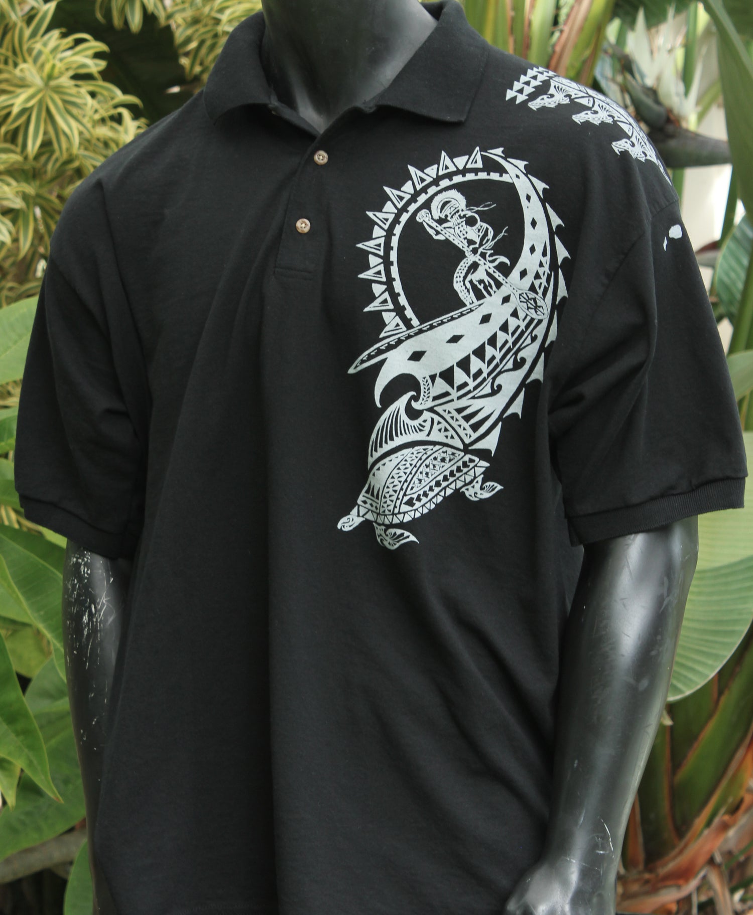 Men's Polo Shirt - Black - Tribal Edge Clothing